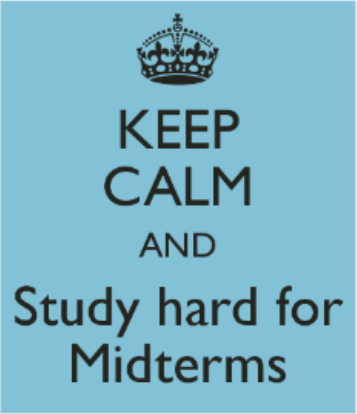 Month away. Midterm. Midterm Exam. Keep Calm and study hard. Keep Calm and Pass the Exam.